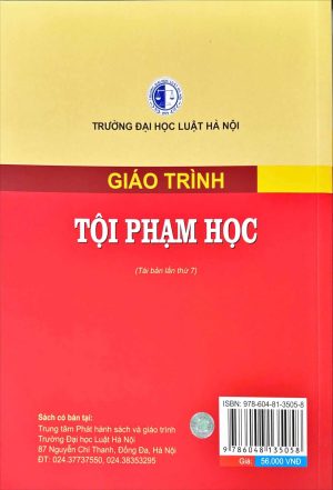 Alternative view of Giáo trình tội phạm học HN