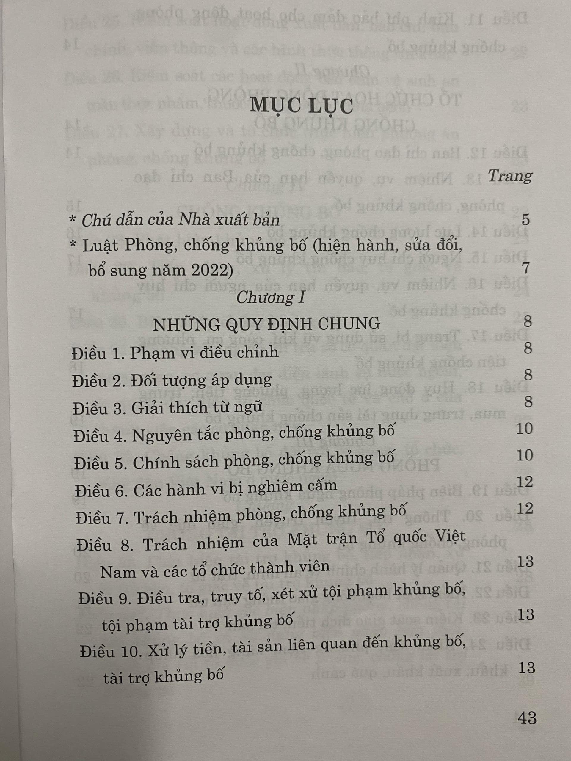 Luật Phòng, chống khủng bố (hiện hành) (sửa đổi, bổ sung năm 2022) - Ảnh 3