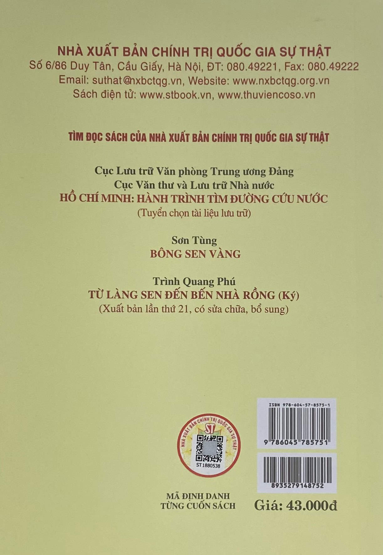 Lời Bác (Xuất bản lần thứ tư) - Ảnh 2