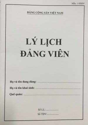 Lý lịch Đảng viên