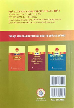 BỘ LUẬT TỐ TỤNG DÂN SỰ ( SỬA ĐỔI, BỔ SUNG NĂM 2019, 2020,2022)