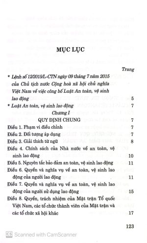 Alternative view of Luật an toàn, vệ sinh lao động (hiện hành)