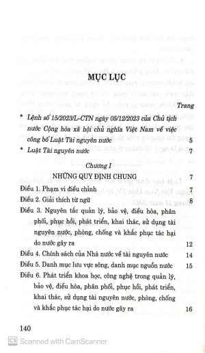 Alternative view of Luật tài nguyên nước
