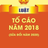 Luật tố cáo năm 2018 (sửa đổi, bổ sung năm 2020)