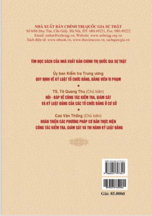 Alternative view of Hỏi - đáp về xử lý vi phạm kỷ luật của Đảng (xuất bản lần thứ hai)