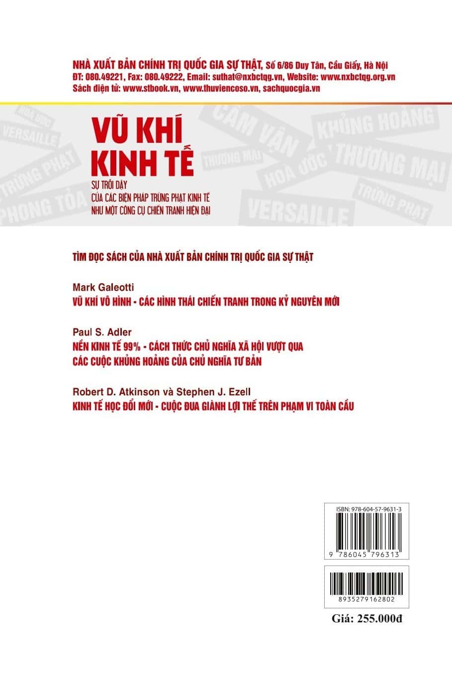 Vũ khí kinh tế: Sự trỗi dậy của các biện pháp trừng phạt kinh tế như một công cụ chiến tranh hiện đại (sách tham khảo, xuất bản lần thứ hai) - Ảnh 2