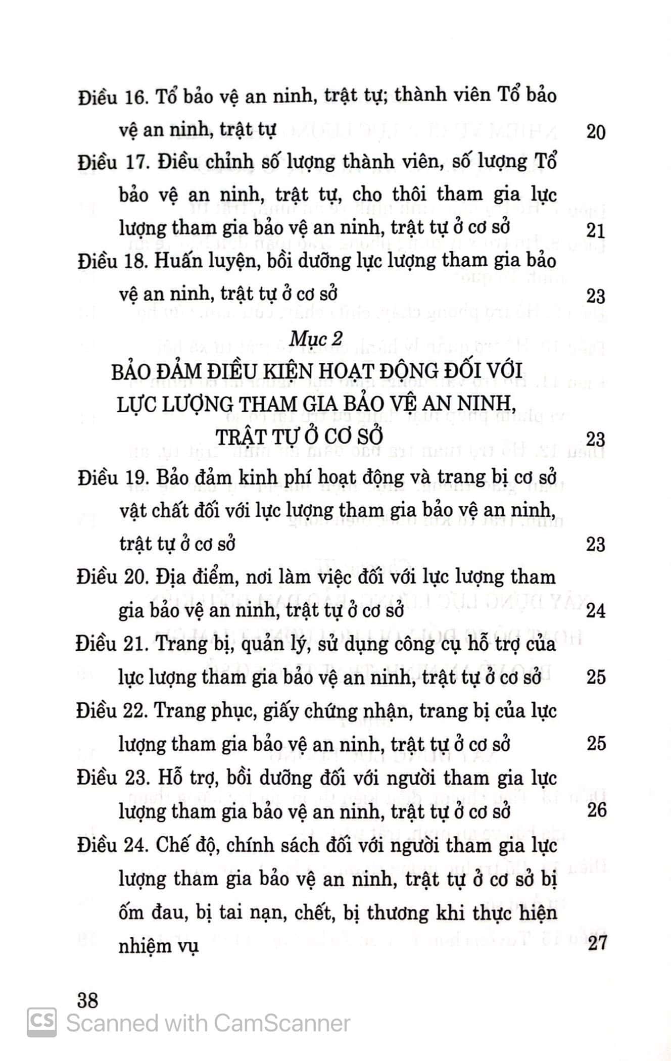 Luật lực lượng tham gia bảo vệ an ninh, trật tự ở cơ sở - Ảnh 4