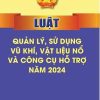 Luật quản lý, sử dụng vũ khí, vật liệu nổ và công cụ hỗ trợ năm 2024