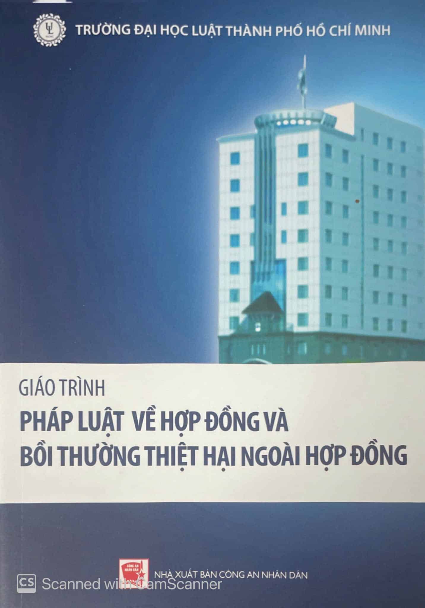 Giáo trình pháp luật về hợp đồng và bồi thường thiệt hại ngoài hợp đồng