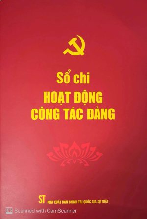 Sổ chi hoạt động công tác đảng