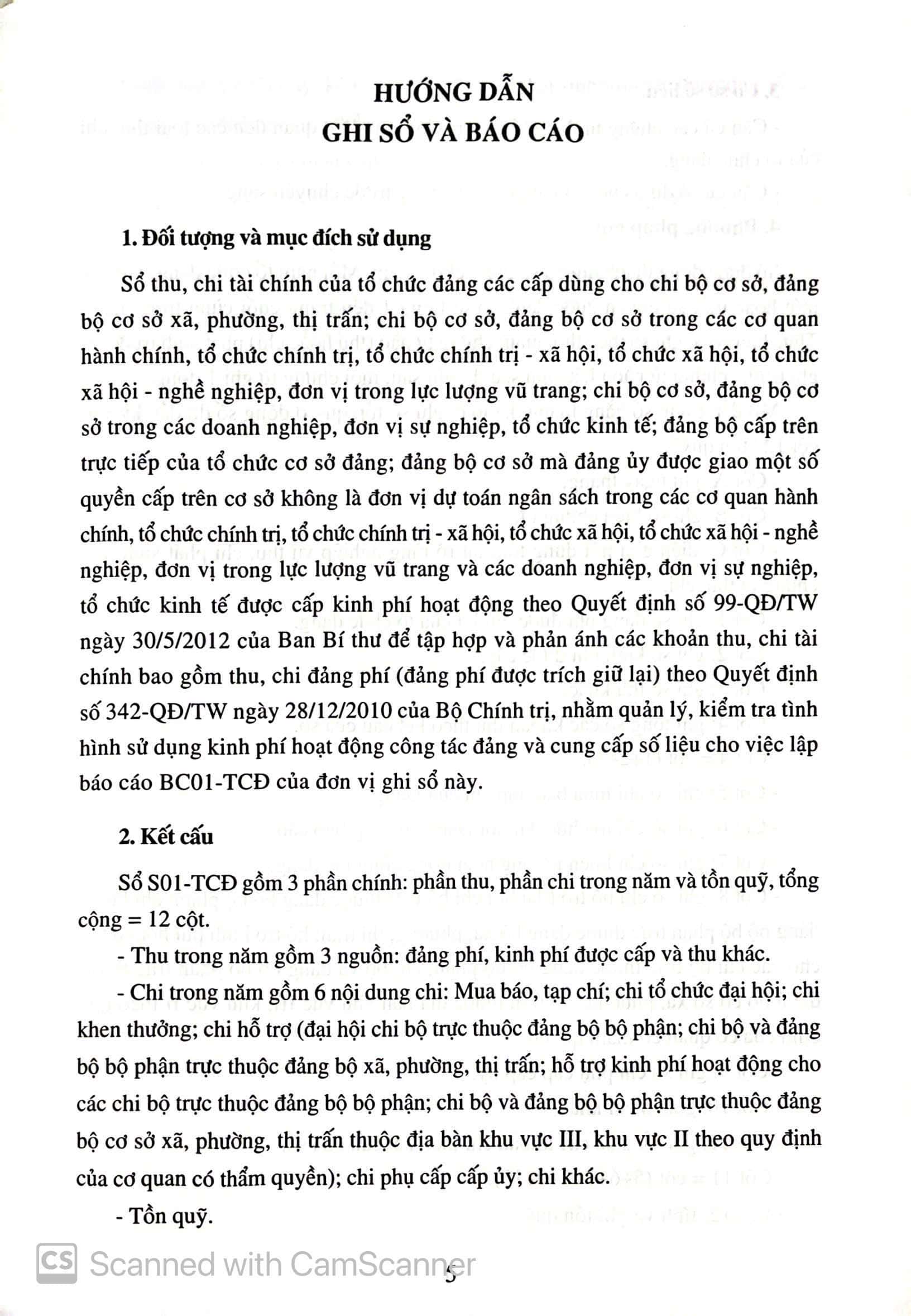 Sổ chi hoạt động công tác đảng - Ảnh 2