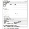 Lý lịch của người xin vào đảng (mẫu 2-KNĐ)