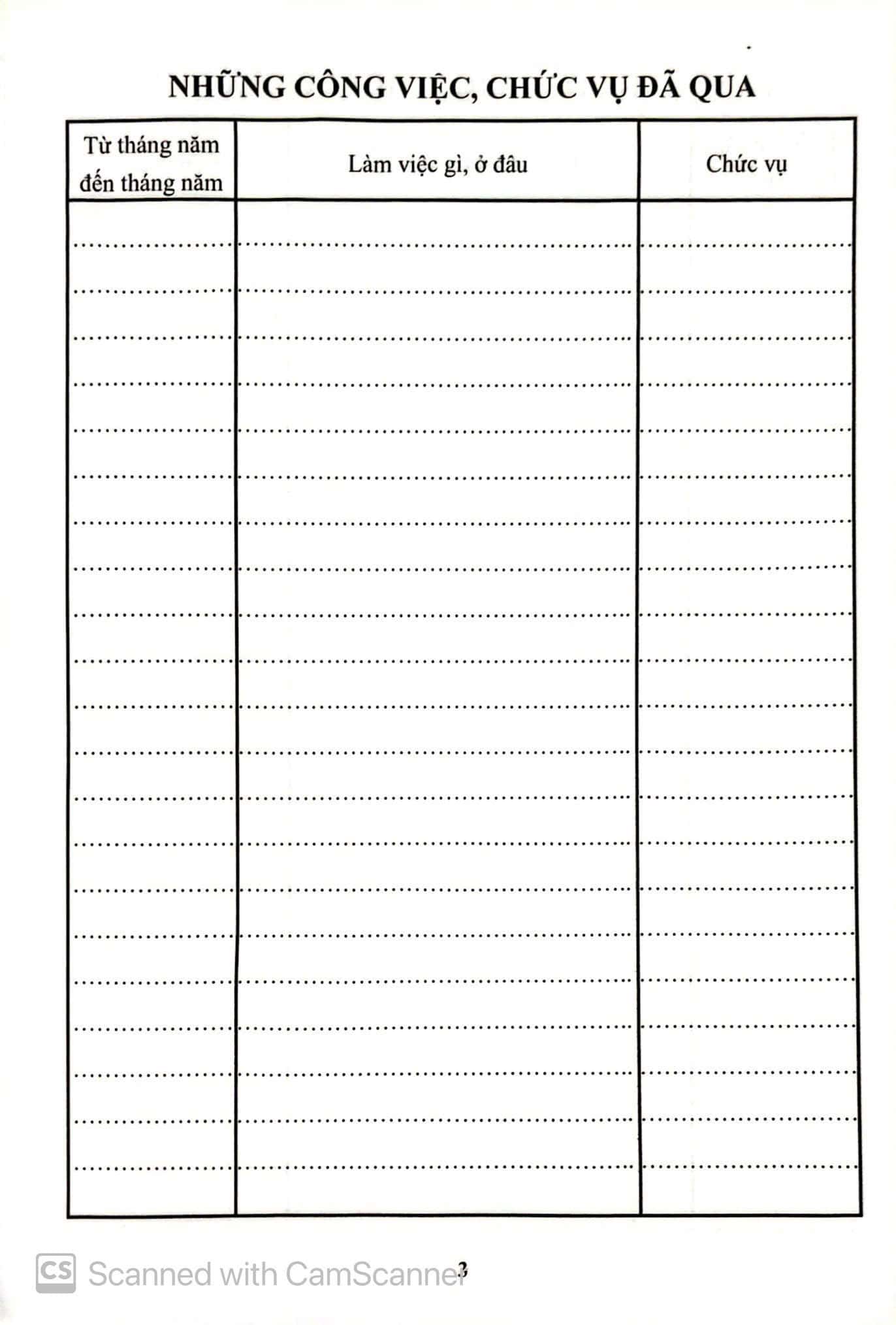 Lý lịch của người xin vào đảng (mẫu 2-KNĐ) - Ảnh 3