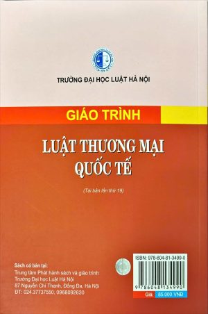 Alternative view of Giáo trình luật thương mại quốc tế HN (Tái bản lần thứ 19)