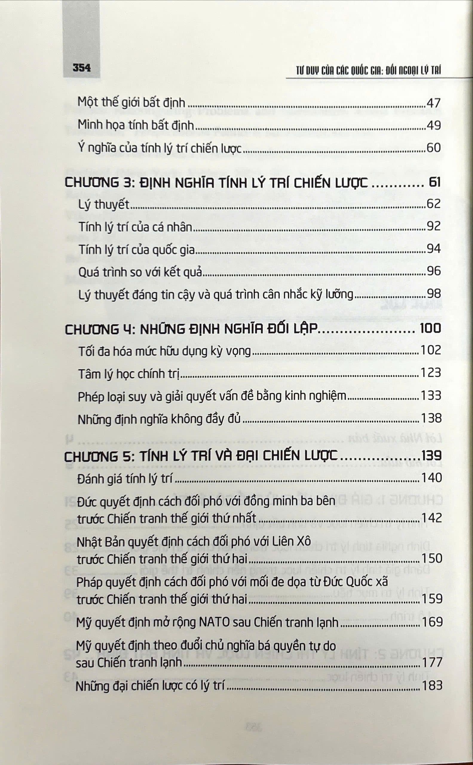 Tư duy của các quốc gia: Đối ngoại lý trí (sách tham khảo) - Ảnh 3