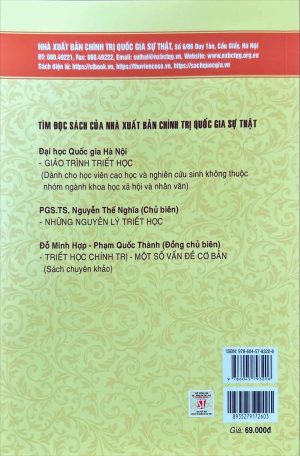Alternative view of Giáo trình triết học (Dùng cho khối không chuyên ngành triết học trình độ đào tạo thạc sĩ, tiến sĩ các ngành khoa học tự nhiên, công nghệ)