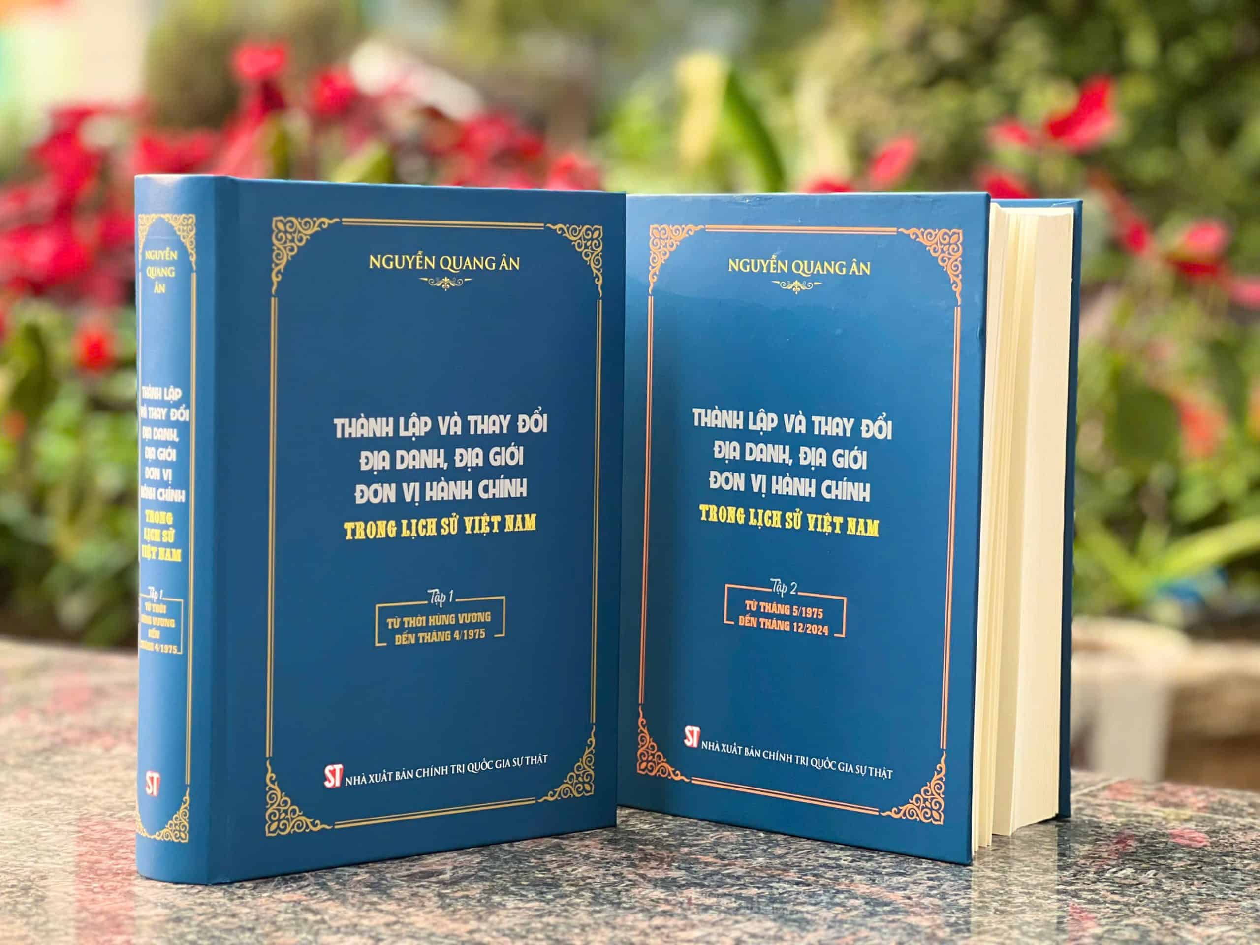 Thành lập và thay đổi địa danh, địa giới đơn vị hành chính trong lịch sử Việt Nam (Bộ 2 tập)