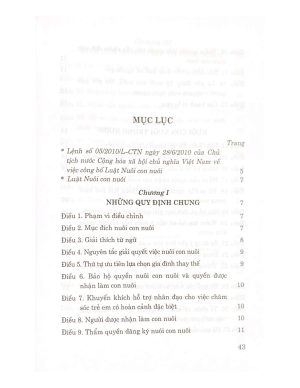 Luật nuôi con nuôi (hiện hành)