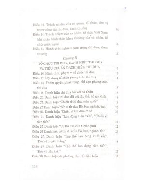 Luật Thi đua, khen thưởng