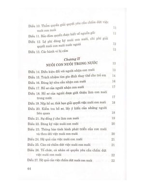 Luật nuôi con nuôi (hiện hành)