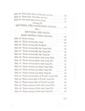 Luật Thi đua, khen thưởng