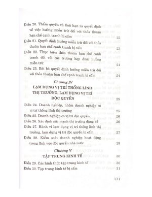 Luật Cạnh tranh (hiện hành)