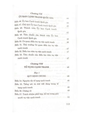 Luật Cạnh tranh (hiện hành)