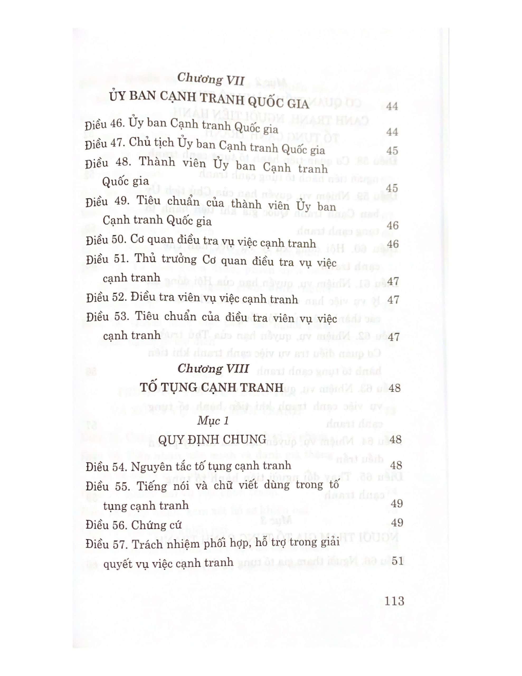 Luật Cạnh tranh (hiện hành)