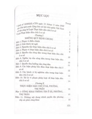 Luật thực hiện dân chủ ở cơ sở