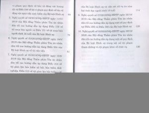 Các nghị quyết của Hội đồng thẩm phán Tòa án nhân dân Tối cao hướng dẫn thi hành Bộ luật Hình sự hiện hành