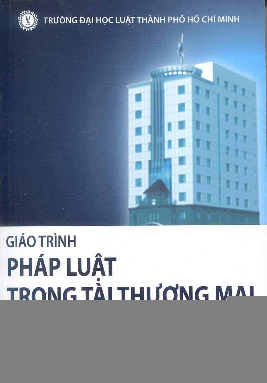Giáo trình Pháp luật trọng tài thương mại (HCM)