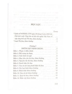 Luật Thi đua, khen thưởng