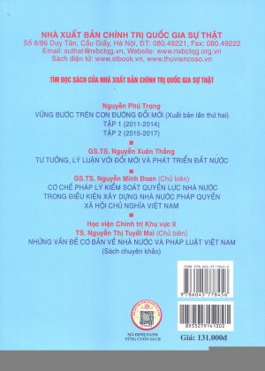Xây dựng nhà nước pháp quyền xã hội chủ nghĩa Việt Nam trong điều kiện hội nhập kinh tế quốc tế (Sách chuyên khảo)