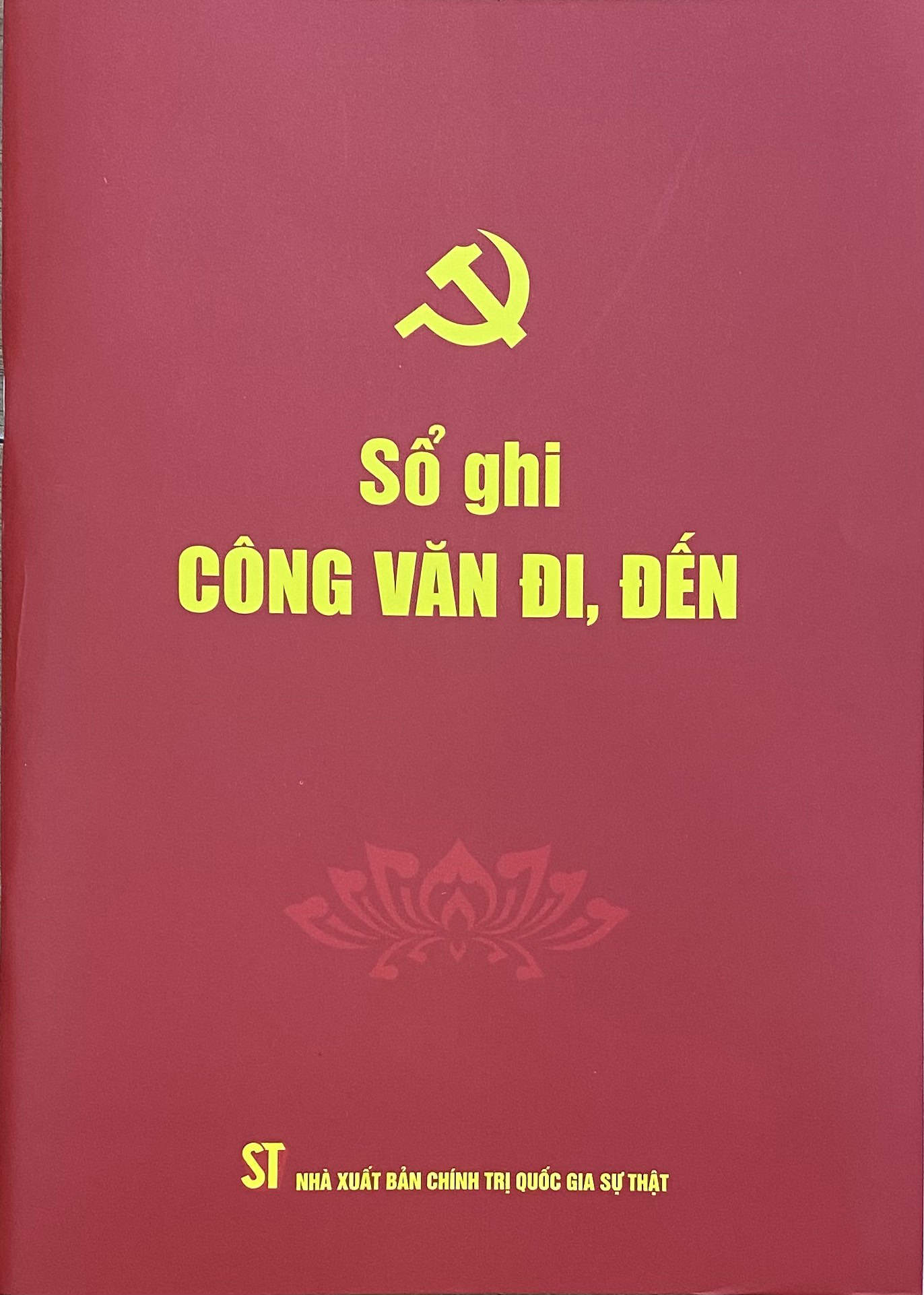 Sổ ghi công văn đi, đến