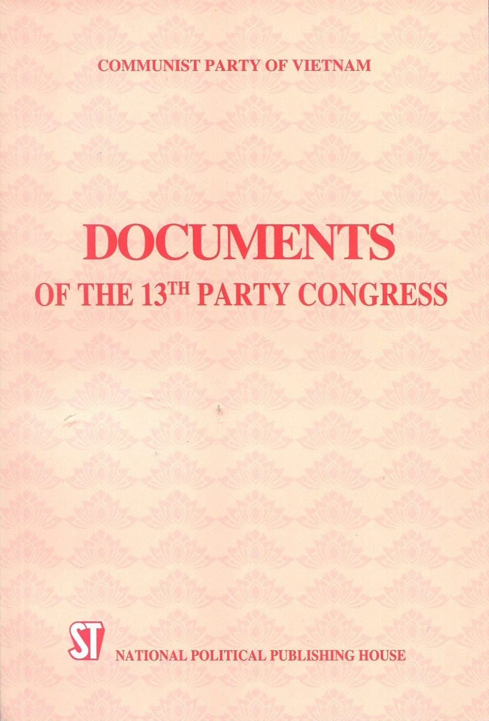 Documents of the 13th Party Congress