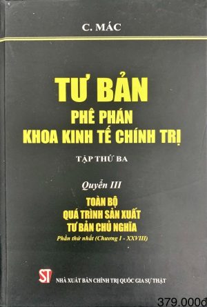 Tư bản phê phán khoa kinh tế chính trị (Bộ 4 cuốn)