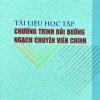 Tài liệu học tập chương trình bồi dưỡng ngạch chuyên viên chính