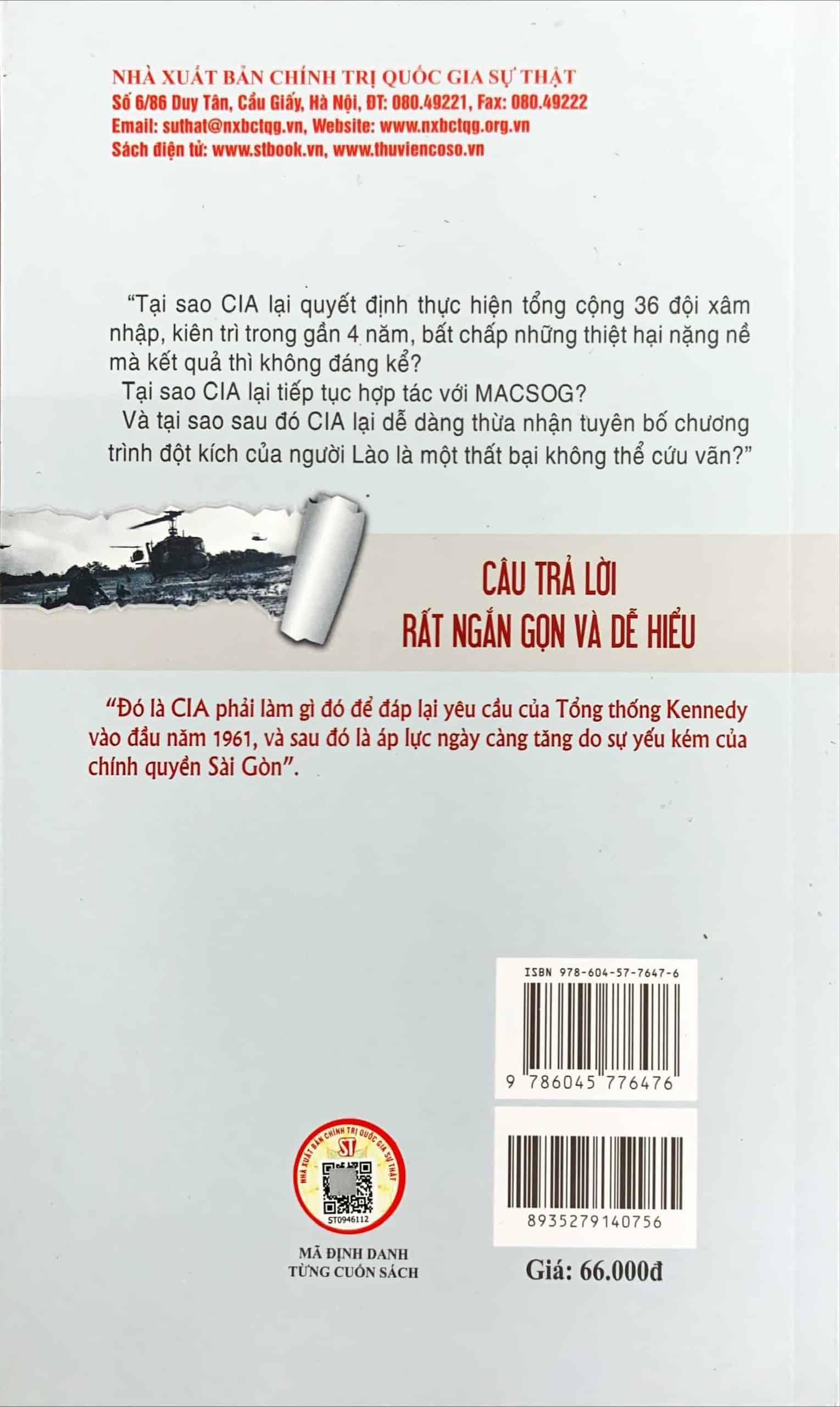 Cách chúng tôi làm: Chương trình bí mật xâm nhập miền Bắc Việt Nam (1961 – 1964)