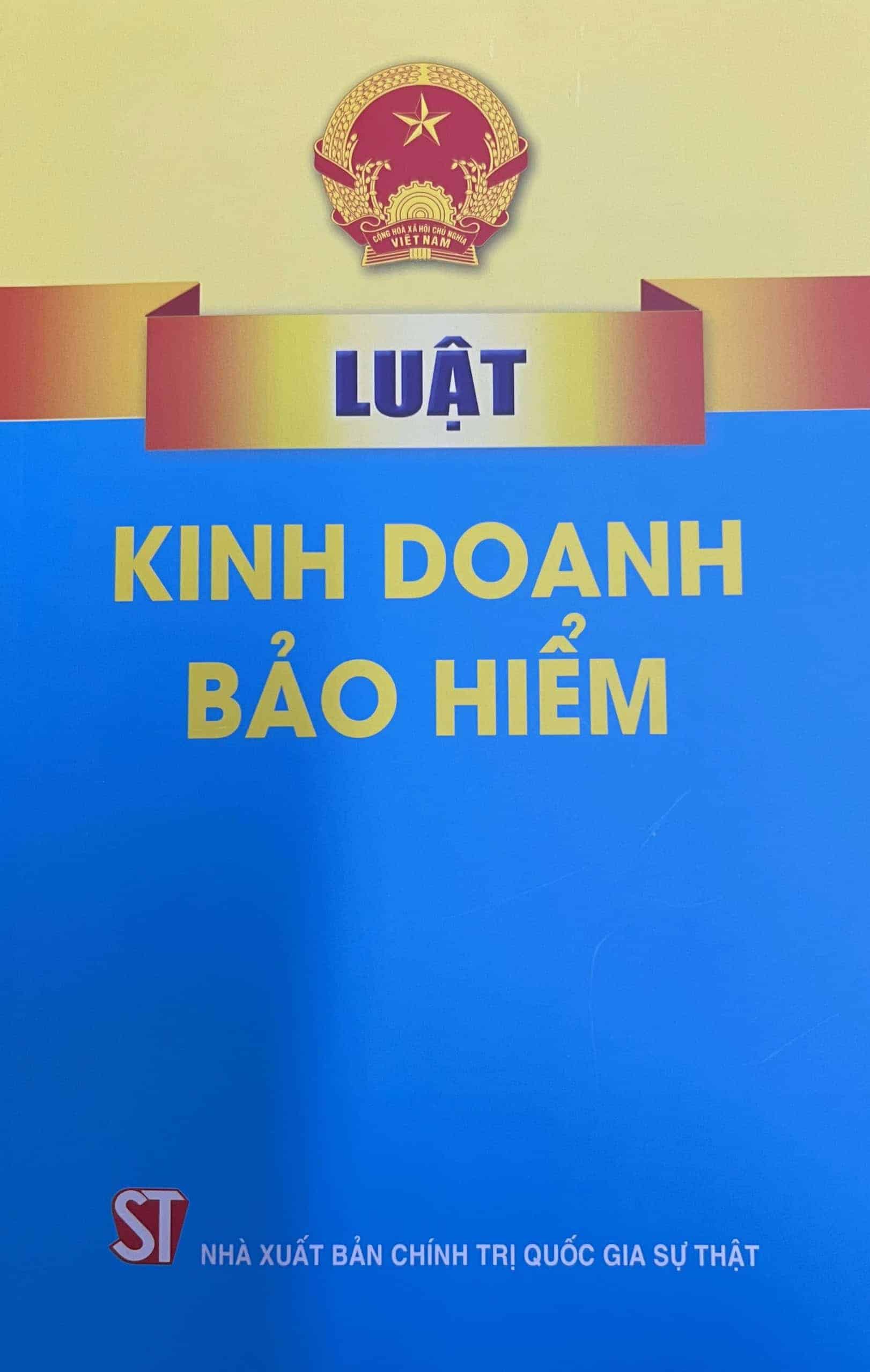 LUẬT KINH DOANH BẢO HIỂM
