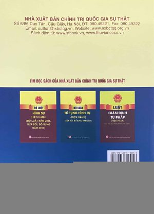Cẩm nang hướng dẫn thực hành đại diện tranh tụng trong vụ án hình sự (Dành cho sinh viên, học viên) (Tái bản lần thứ hai có sửa chữa, bổ sung)