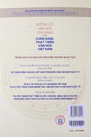 Đường lối văn hóa của Đảng trong chấn hưng, phát triển văn hóa Việt Nam