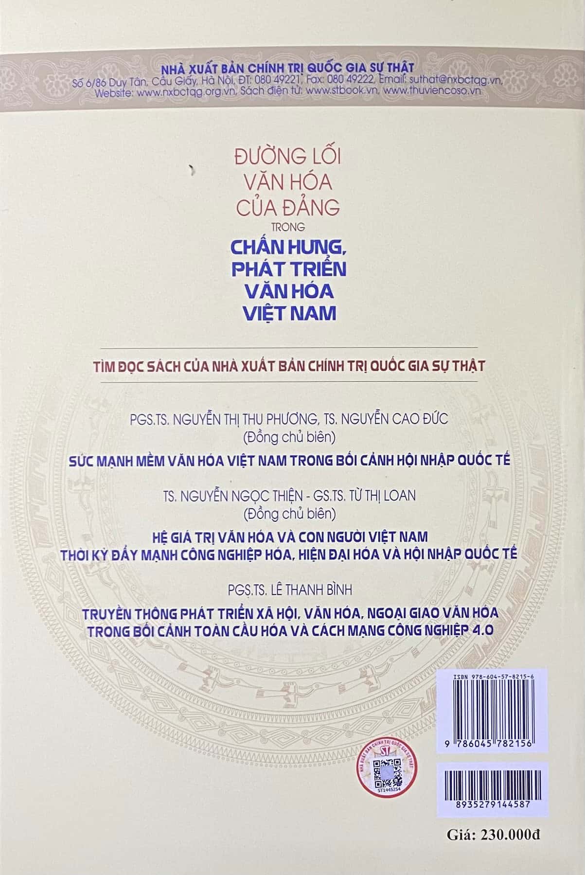 Đường lối văn hóa của Đảng trong chấn hưng, phát triển văn hóa Việt Nam