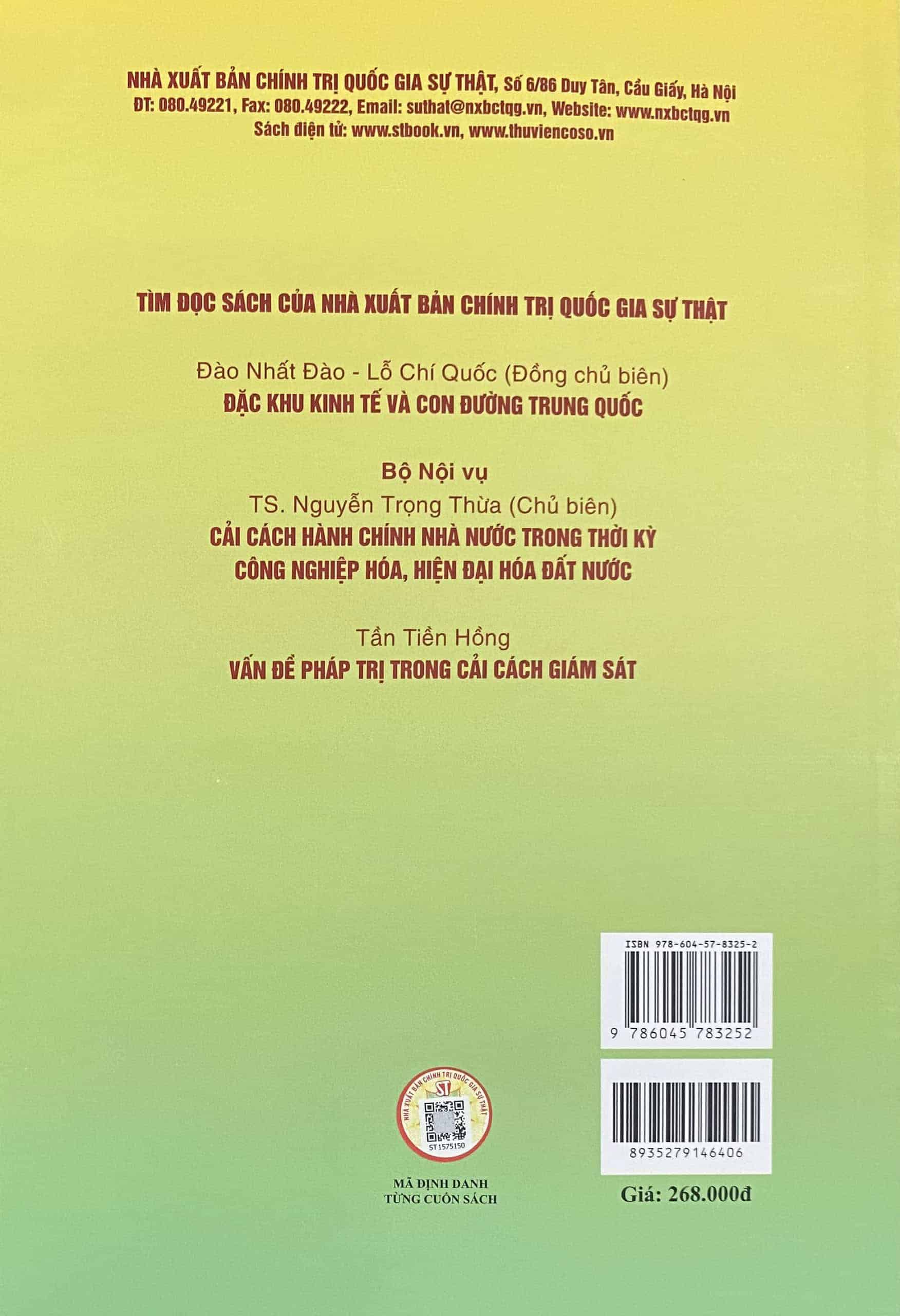 Lôgích pháp trị trong quá trình hiện đại hóa quản lý đất nước (Sách tham khảo)