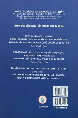 Vận dụng các nguyên tắc của quản trị nhà nước tốt vào đổi mới quản lý nhà nước ở Việt Nam hiện nay (Sách chuyên khảo)