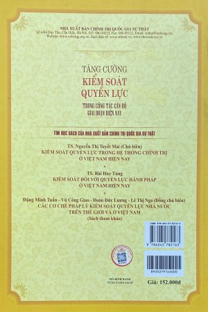 Tăng cường kiểm soát quyền lực trong công tác cán bộ giao đoạn hiện nay