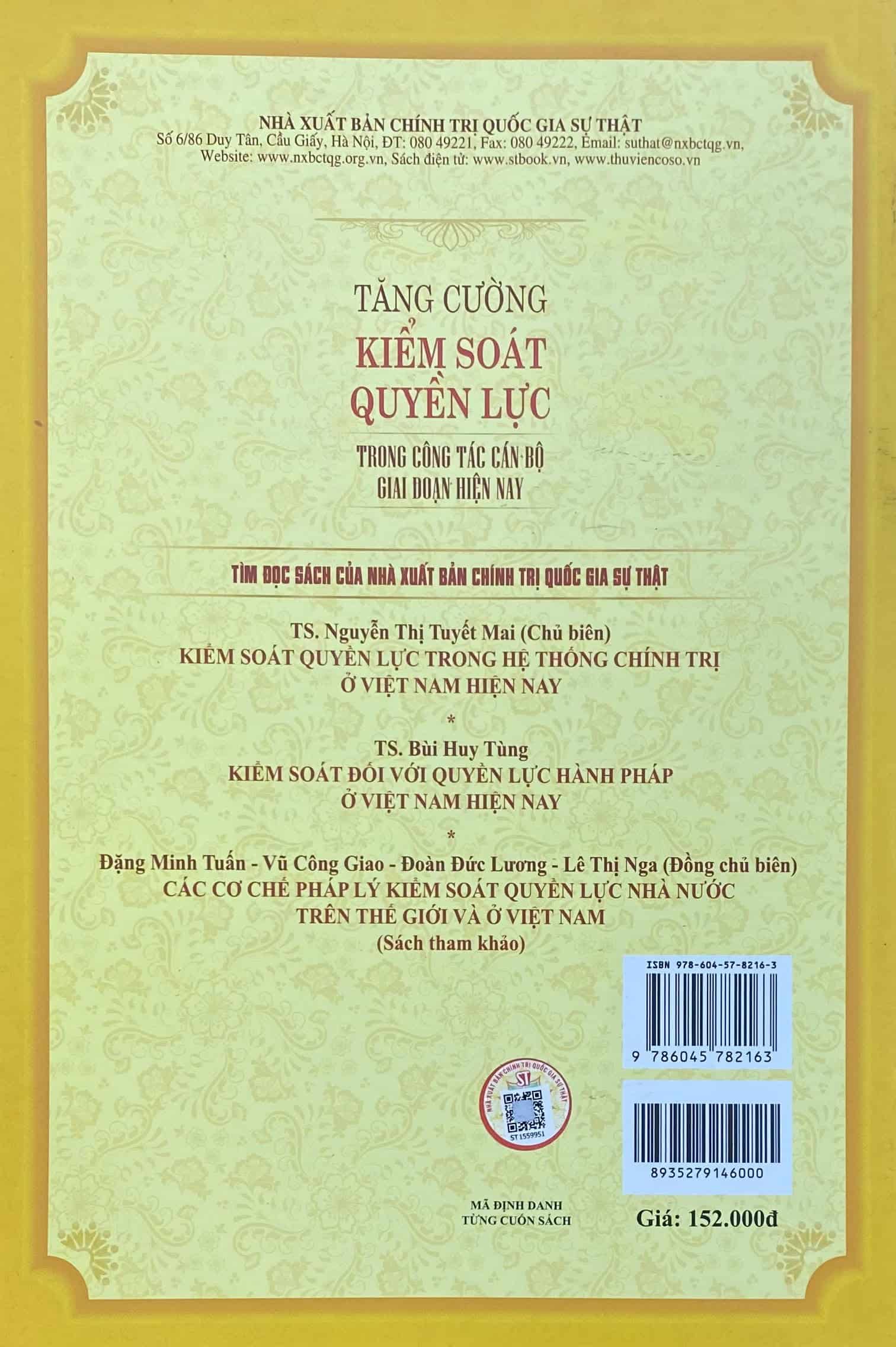 Tăng cường kiểm soát quyền lực trong công tác cán bộ giao đoạn hiện nay