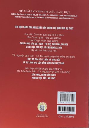 Nâng cao năng lực cầm quyền của Đảng Cộng sản Việt Nam đáp ứng yêu cầu tình hình mới (Sách chuyên khảo)