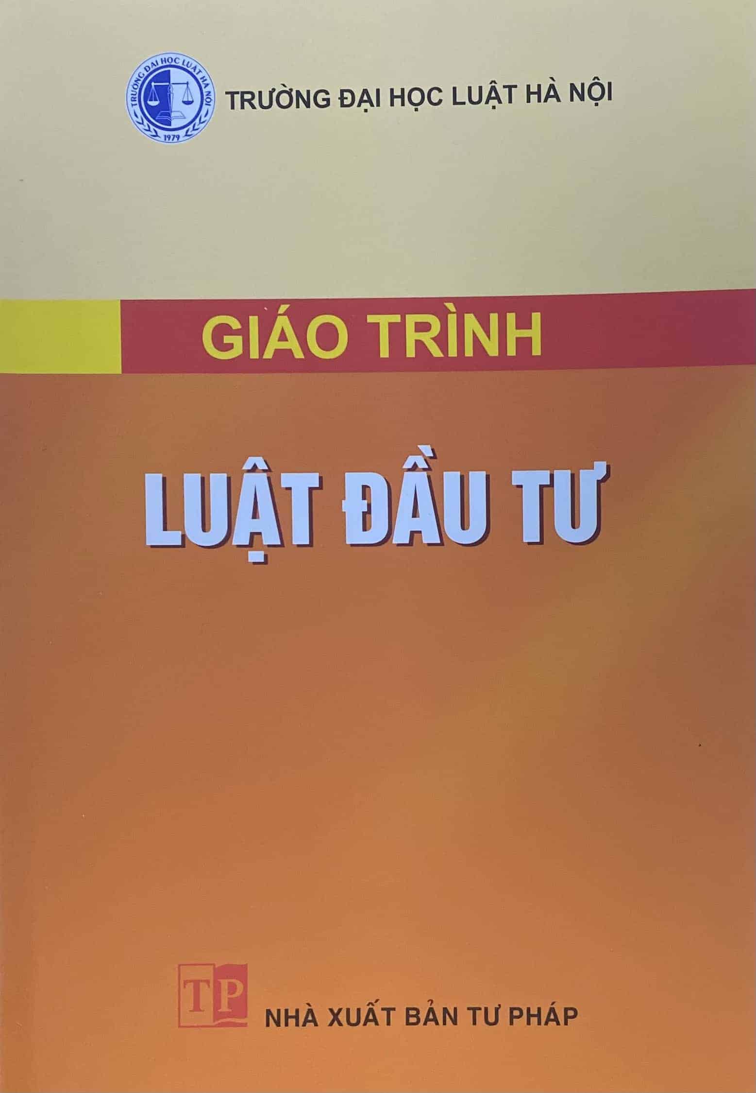 Giáo trình Luật đầu tư