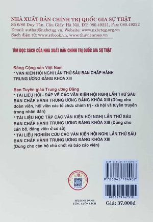 Những nội dung cơ bản và mới trong các văn kiện hội nghị lần thứ sáu Ban Chấp hành Trung ương Đảng khóa XIII