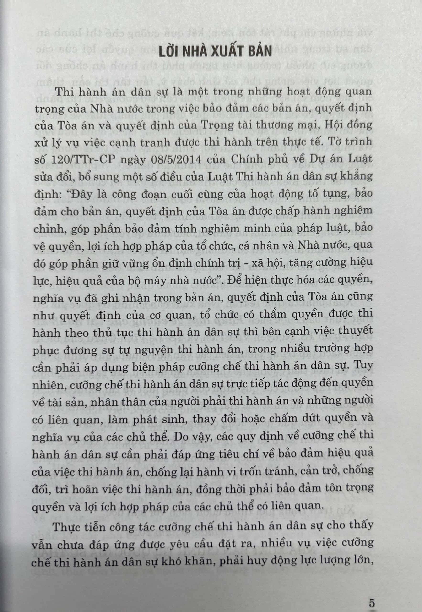 Pháp luật về cưỡng chế Thi hành án dân sự